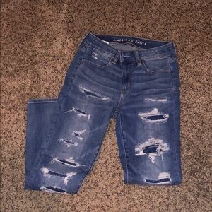 American Eagle distressed jeans